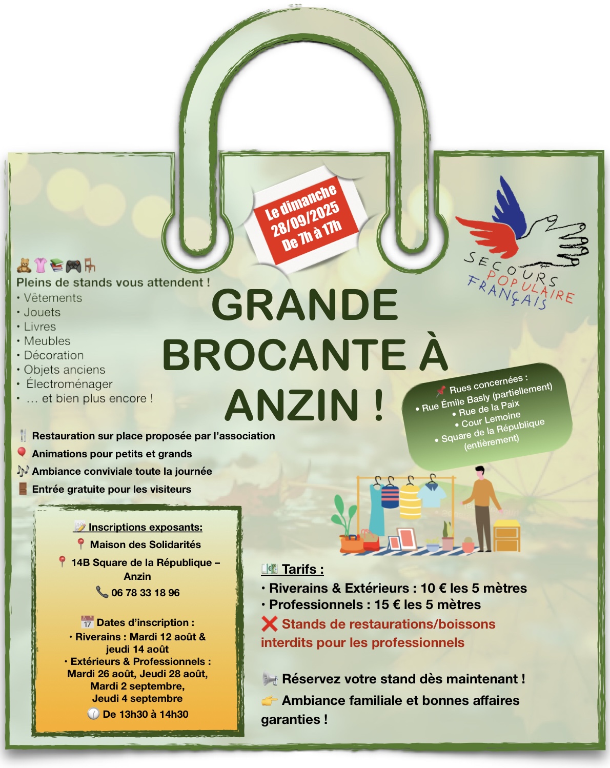 Brocante du Secours Populaire 